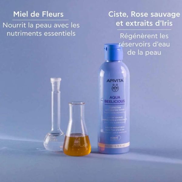 Apivita Aqua Beelicious lotion tonique perfectrice et hydratante 200ml