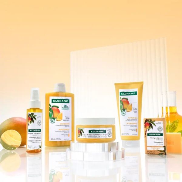 Klorane shampoing Mangue nutrition cheveux secs 100ml