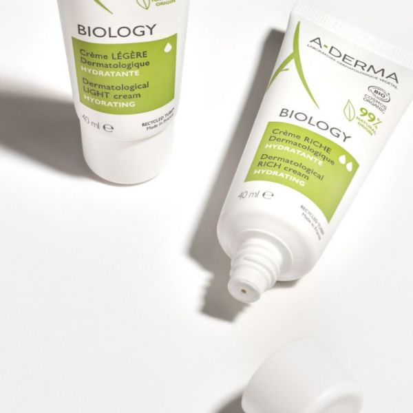 A-Derma Biology crème riche dermatologique hydratante bio 40ml