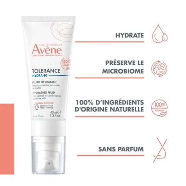 Avène Tolérance Hydra-10 fluide hydratant 40ml