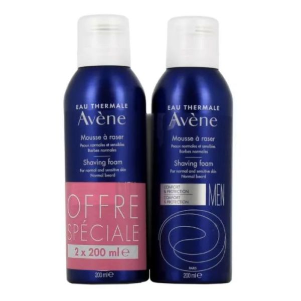 Men mousse à raser 2x200ml