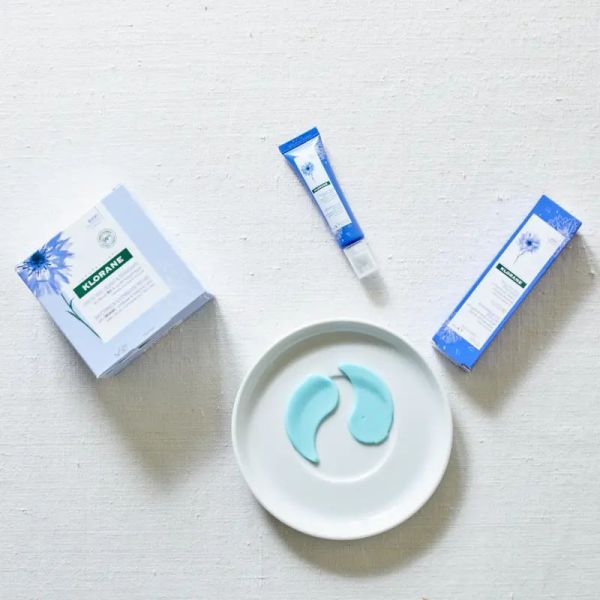 Klorane Bleuet Bio patchs yeux lissants et défatigants bleuet 7x2 patchs