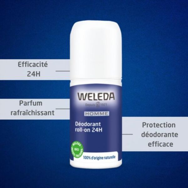 Weleda homme déodorant roll-on 50ml