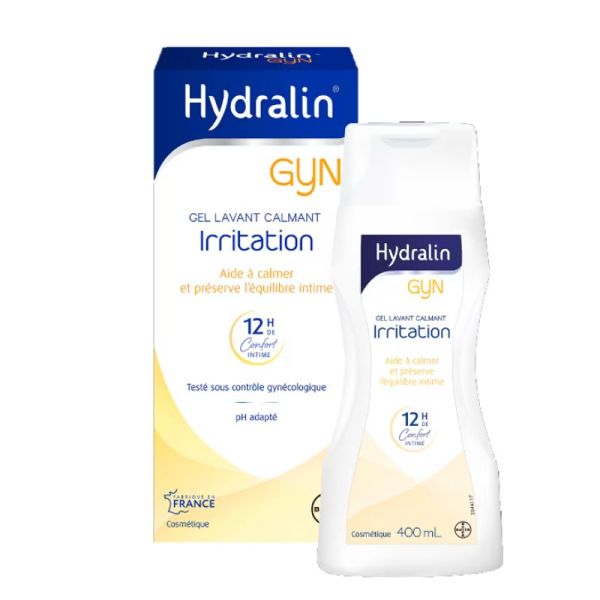 Hydralin Gyn gel lavant calmant irritation 400ml