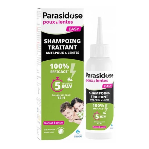 Parasidose Poux-Lentes Shampoing 2en1 100 ml + 1 Peigne