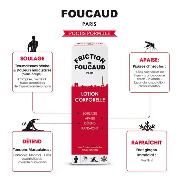Foucaud Friction lotion corporelle énergisante 250ml