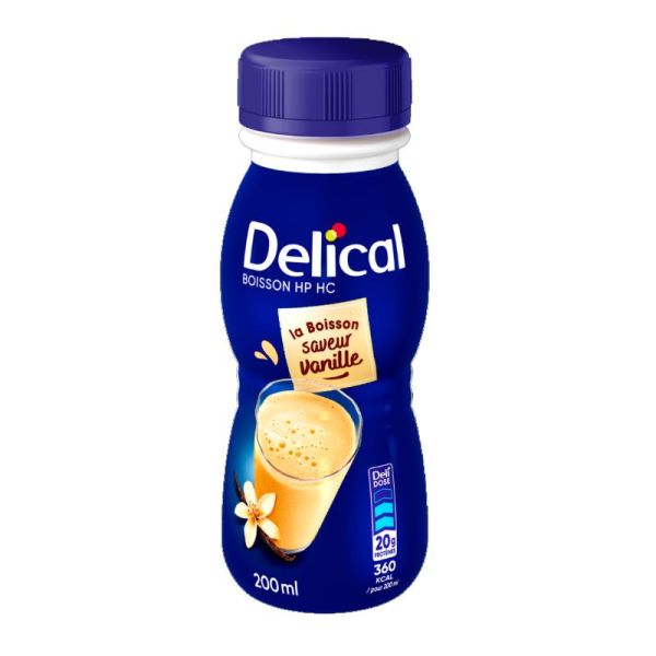 Delical Boisson Hphc lactée saveur Café 4 x 200ml