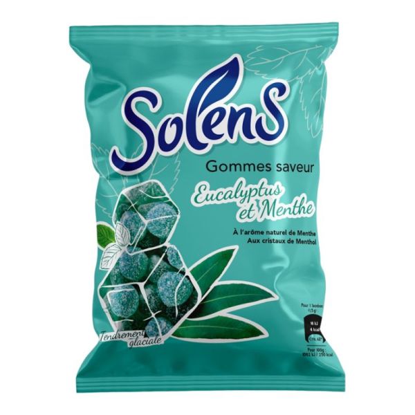 Solens gommes à l'Eucalyptus menthol 100g
