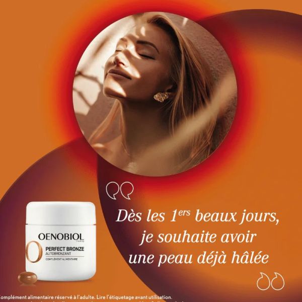 Oenobiol  Perfect Bronze autobronzant 1 mois 30 capsules