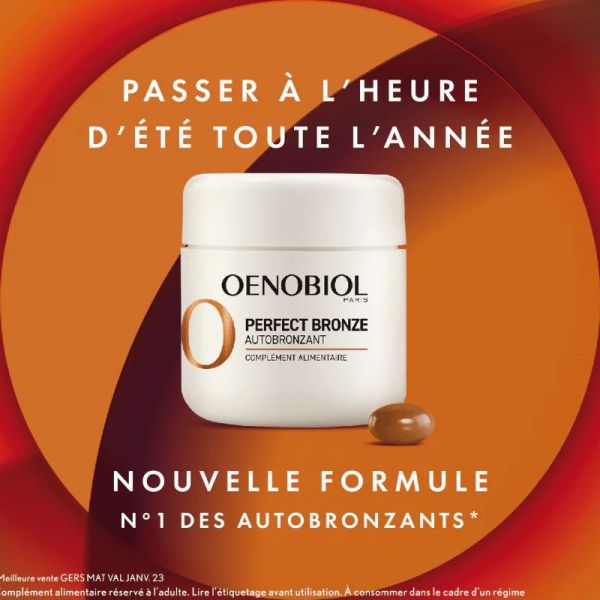 Oenobiol  Perfect Bronze autobronzant 1 mois 30 capsules