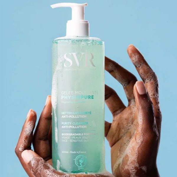 SVR Physiopure gelée moussante soin nettoyant pureté 400ml