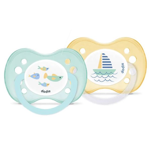 Dodie 2 Sucettes Symétriques Mixte Quand je serai grand 6 mois et plus