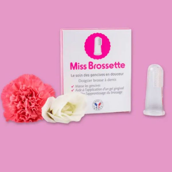 Miss Brossette doigtier brosse à dents 1 unité