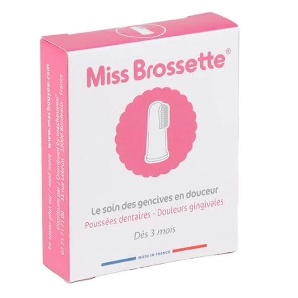 Miss Brossette doigtier brosse à dents 1 unité