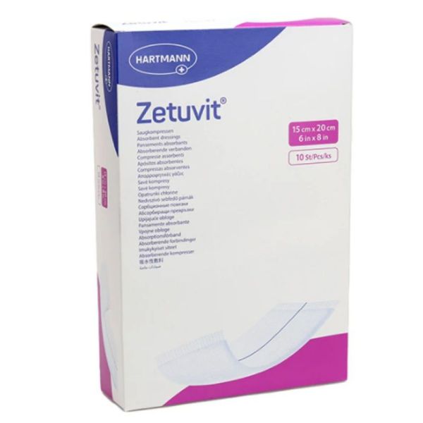 Hartmann Zetuvit 10 pansements absorbants 15cm x 20cm