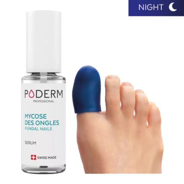 Poderm traitement intensif nuit mycose ongle 8ml