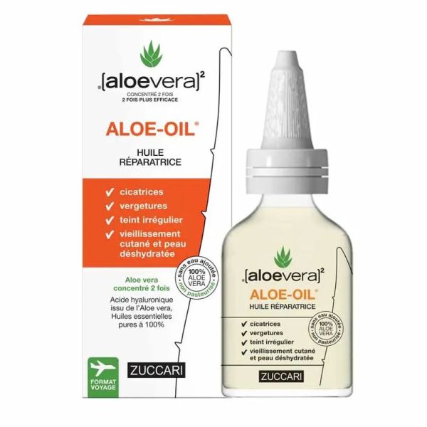 Naturancia [aloevera] Zuccari Huile réparatrice Aloe vera et Huiles essentielles acide hyaluronique 50ml
