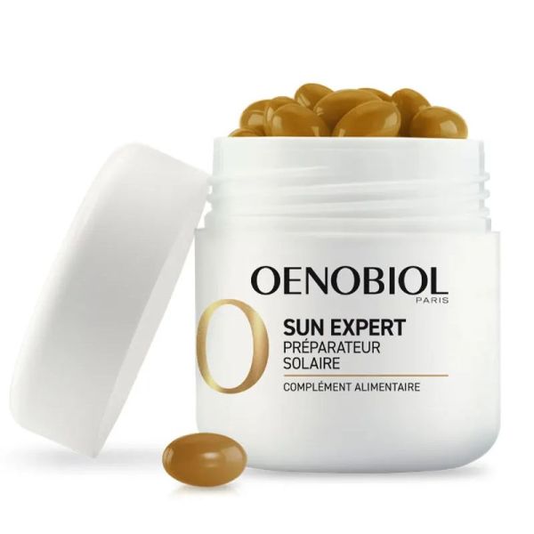 Oenobiol Sun Expert préparateur solaire peau sensible 2x30 capsules