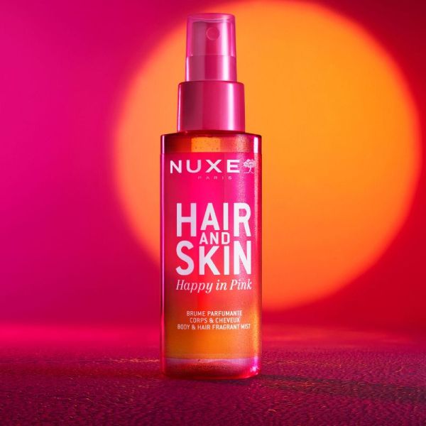 Nuxe Hair And Skin Happy In Pink brume parfumante corps et cheveux 100ml