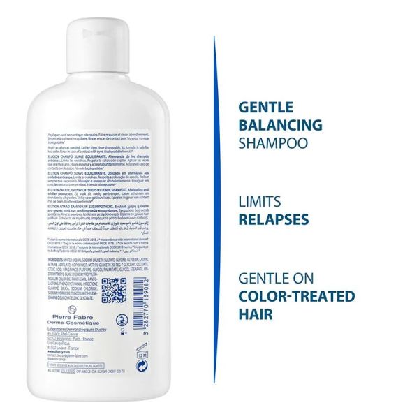 Ducray Elution shampoing doux équilibrant 400ml