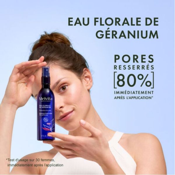 Melvita Eau florale de géranium bio 200ml