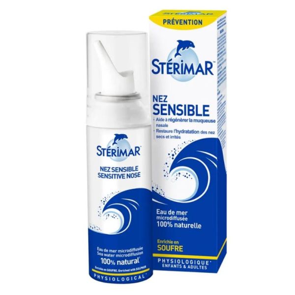 Sterimar Spray nez sensible enrichie en soufre 100ml