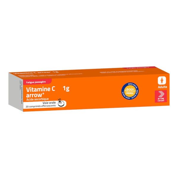 Vitamine C 1g 20 comprimés effervescents