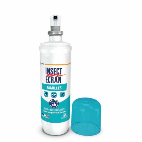 Insect Ecran peau anti moustiques famille zone tempérée jusqu'à 6h 100ml