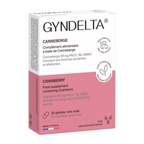 CCD Gyndelta Canneberge 30 Gélules