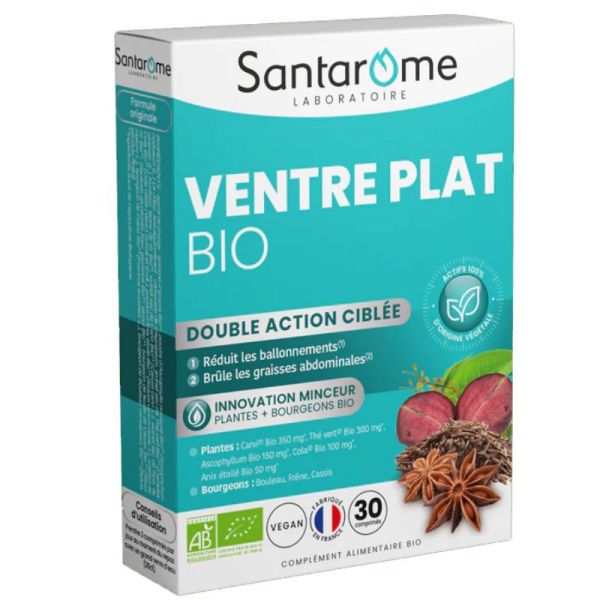 Santarome Ventre Plat Bio 30 Gélules