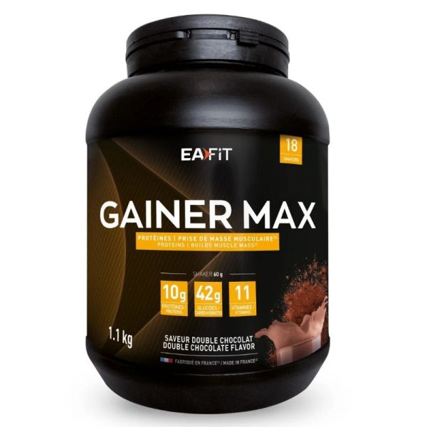 Eafit Gainer Max construction musculaire double chocolat 1,1kg