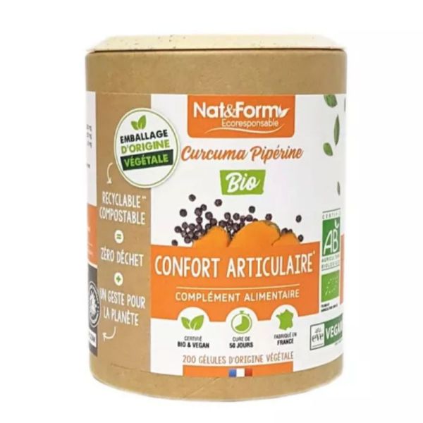 Nat&Form Ecoresponsable Curcuma Bio 90 gelules