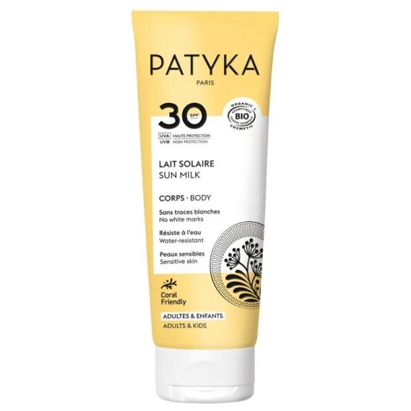 Patyka lait solaire corps SPF30 bio 100 ml