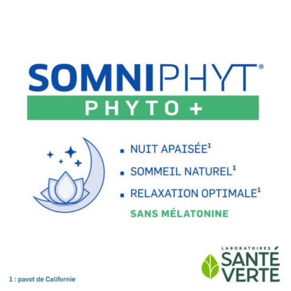 Sante Verte Somniphyt Phyto+ sommeil réparateur 30 comprimés