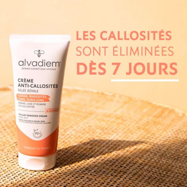 Alvadiem crème anti callosités à la gelée royale bio 75ml