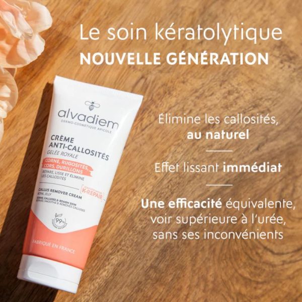 Alvadiem crème anti callosités à la gelée royale bio 75ml