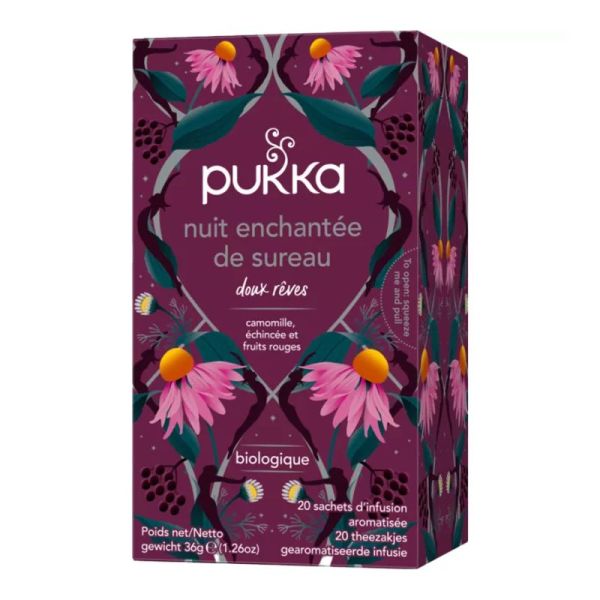 Pukka Bio Tisane Nuit Enchantée de Sureau 20 Sachets