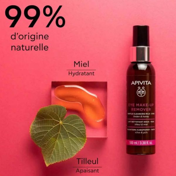 Apivita Lait nettoyant doux Eye Make Up yeux 100ml