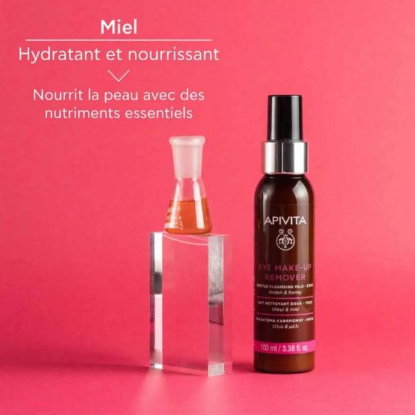 Apivita Lait nettoyant doux Eye Make Up yeux 100ml