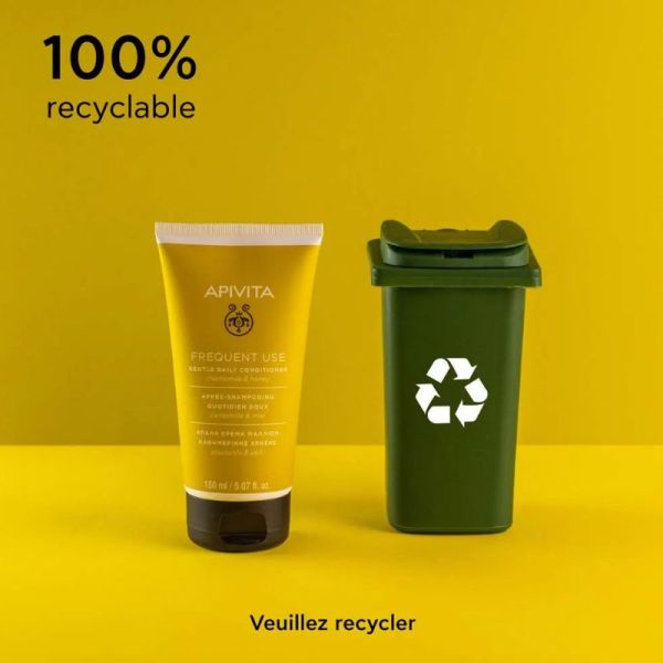 Apivita après-shampoing quotidien doux 150ml