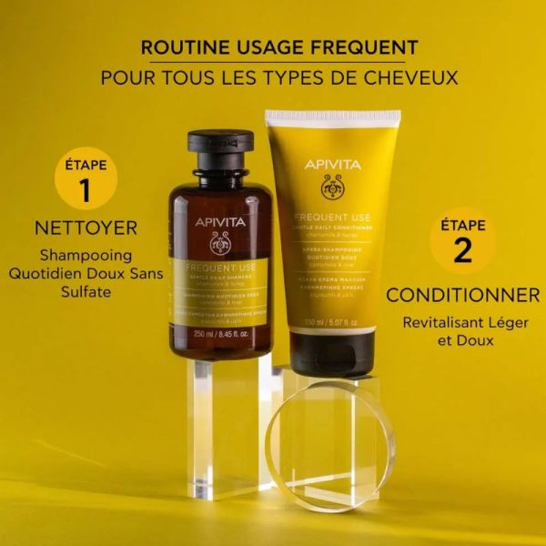 Apivita après-shampoing quotidien doux 150ml
