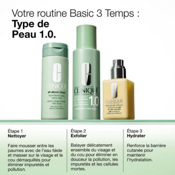 Clinique Clarifying lotion 1.0 exfoliante peau sèche à très sèche 200 ml