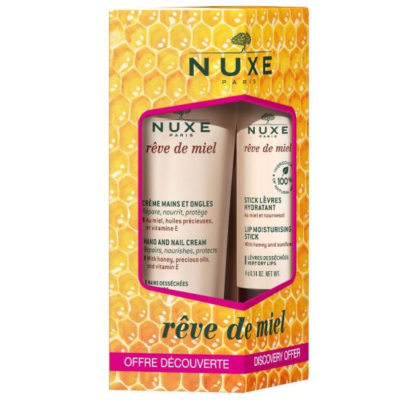 Rêve de Miel Crème Mains et Ongles 30 ml + Stick Lèvres Hydratant 4 g