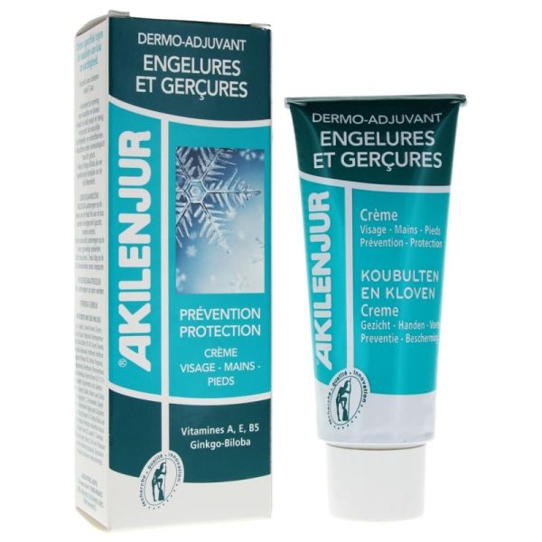 Akilenjur Crème Visage Mains et Pieds Engelures et Gerçures 75 ml