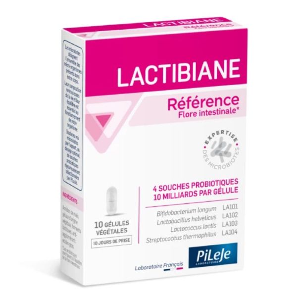 Pileje Lactibiane Référence 10 gélules