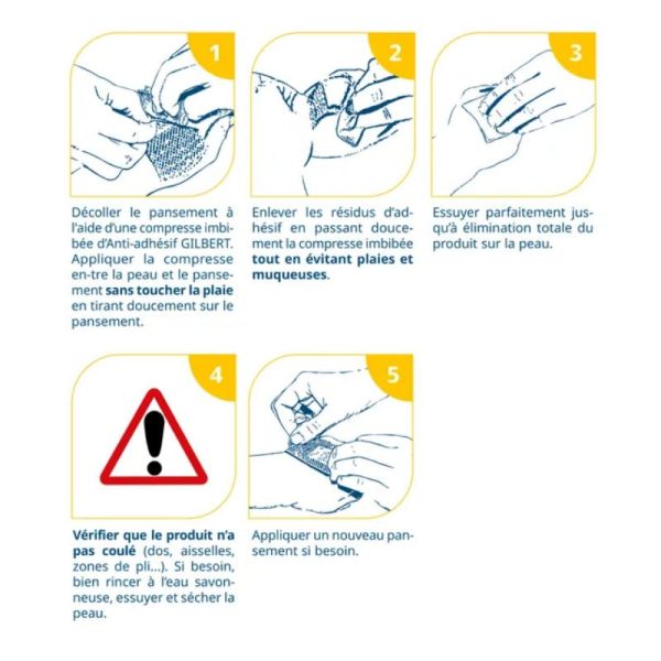 Gilbert anti adhésif solution 125ml