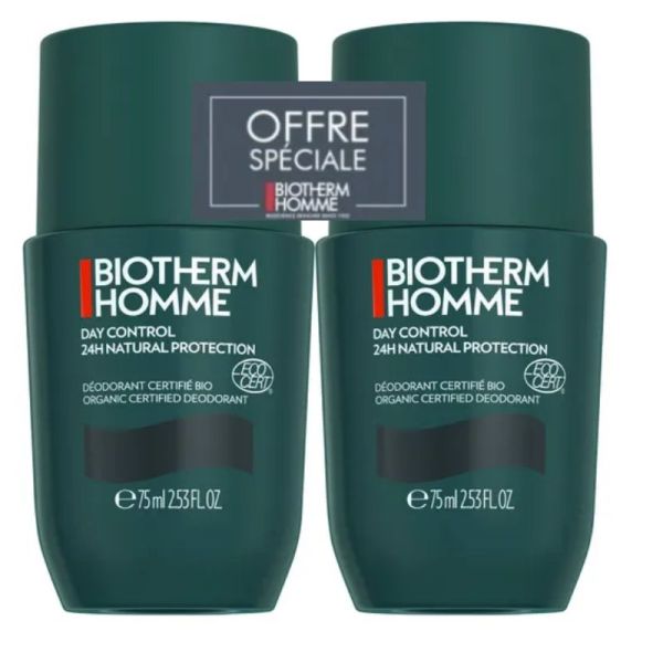 Biotherm Homme Day Control Protect déo roll-on 24h 2x75ml
