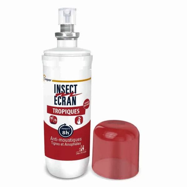 Insect Ecran anti-moustiques tropiques spray répulsif peau 2x75ml