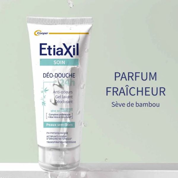 Etiaxil soin douche Déo douche 24h Fraîcheur Sève de Bambou 200ml