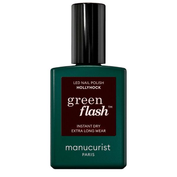 Manucurist Green Flash vernis semi permanent Hollyhock 15ml
